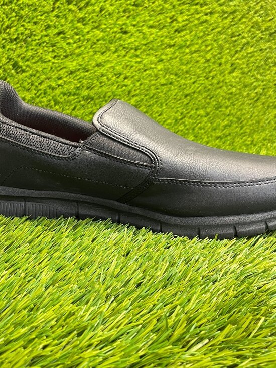 Skechers Nampa Groton Mens Size 12 Black Casual Classic Walking Slip On Shoes main image 7